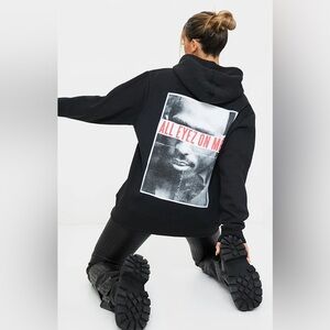 Tupac Shakur Unisex Licensed 2pac All Eyes On Me Hoodie Sweatshirt XS